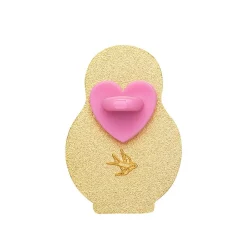 Enamel Pin Rubber Heart Locking Clasp 10-Pack - Pink^Erstwilder Outlet