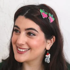 Festive Foliage Hair Clips Set - 2 Piece^Erstwilder Discount