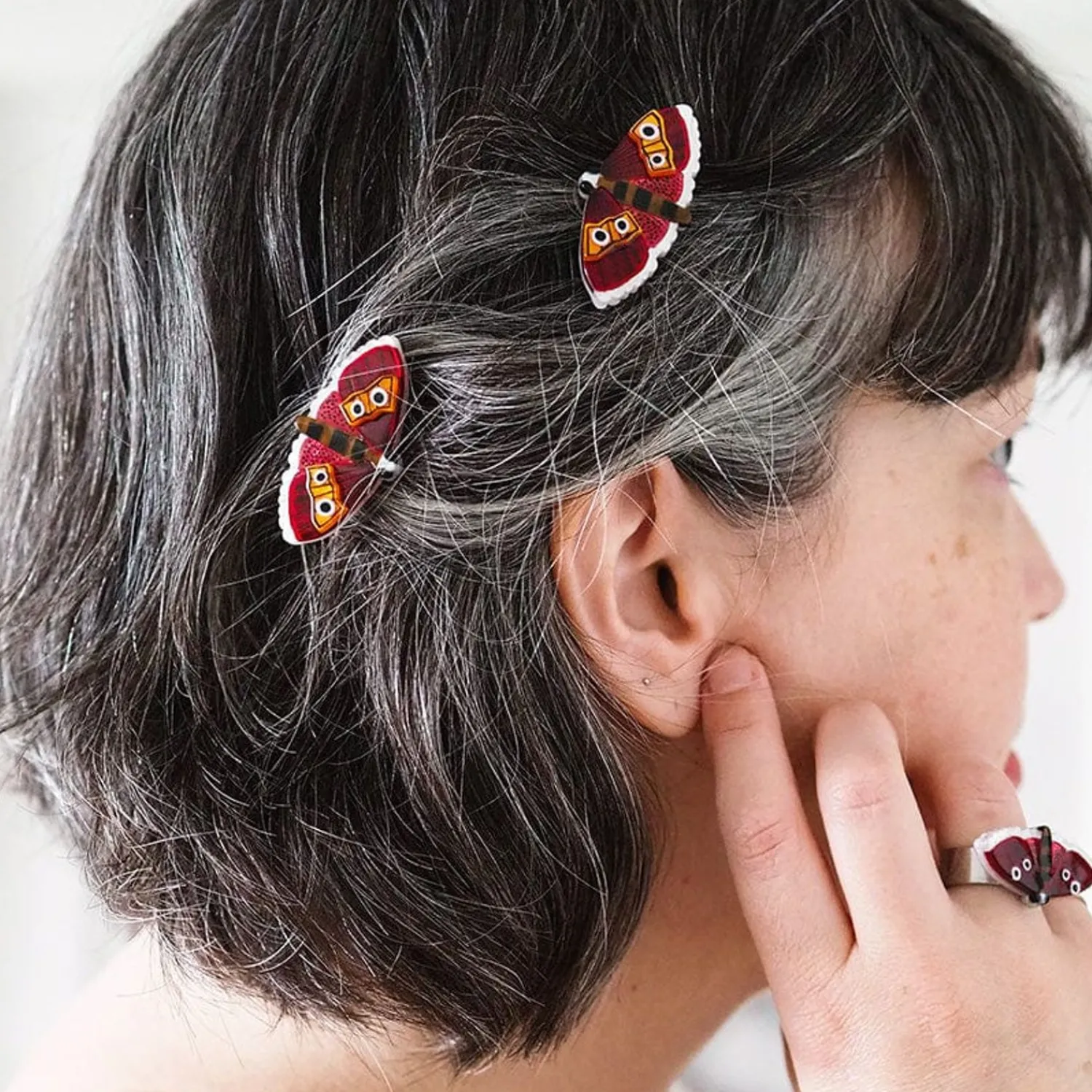 Fluttering Bogong Hair Clips Set - 2 Piece^Erstwilder