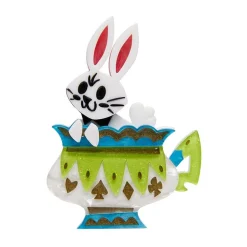 Follow The White Rabbit Brooch^Erstwilder New