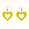 Heart Bubble Resin Drop Earrings - Yellow^Erstwilder Best