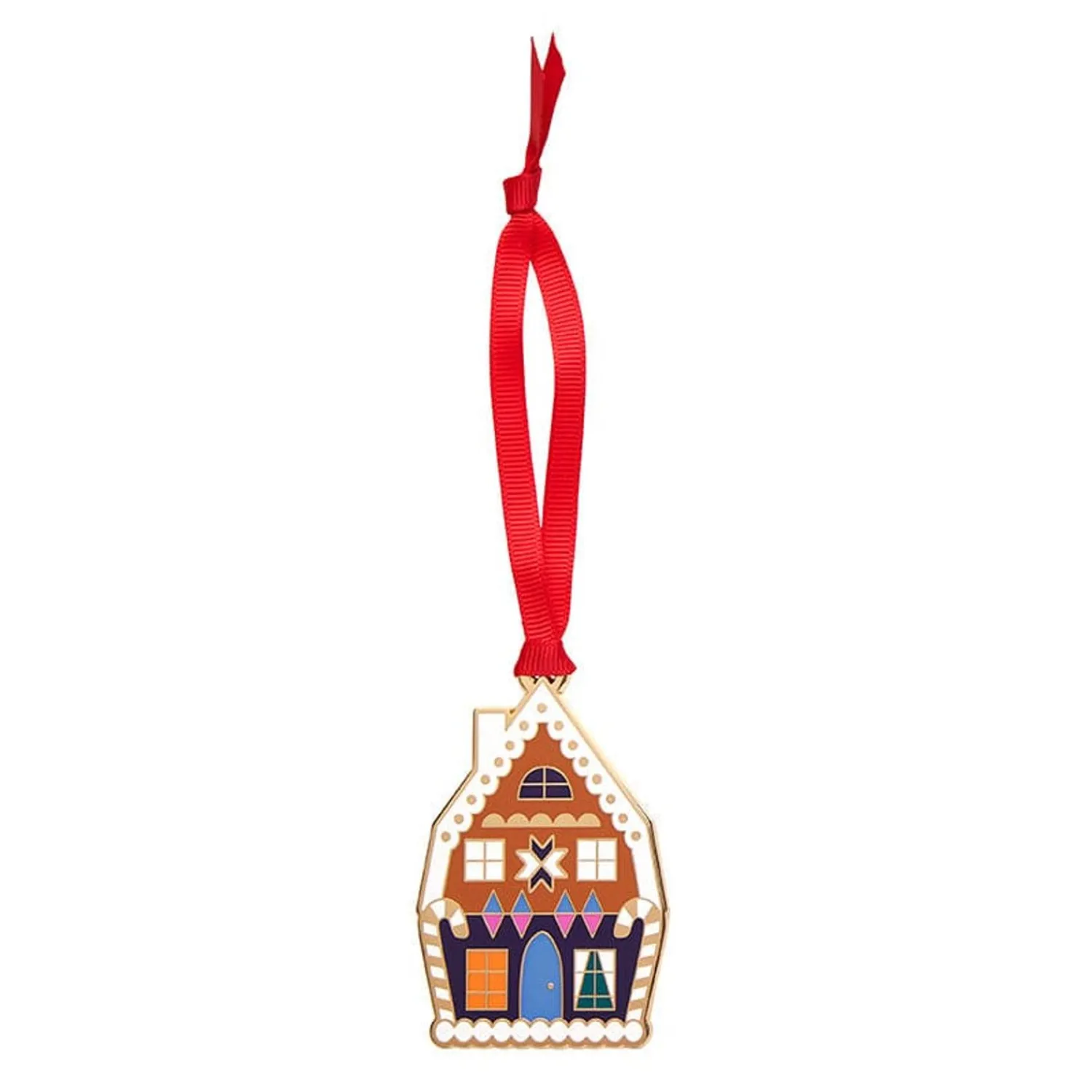 Holiday Home Enamel Tree Ornament^Erstwilder Sale