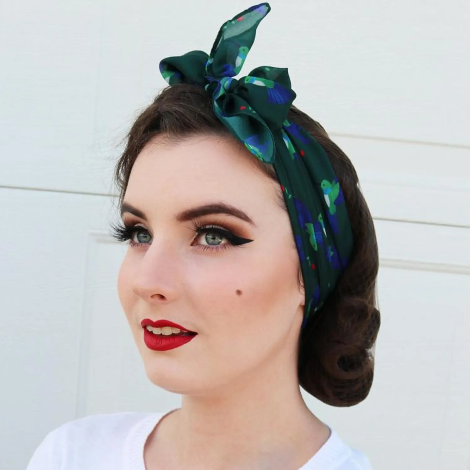 Hyacinth Hummingbird Head Scarf^Erstwilder Hot