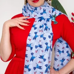 Hyacinth Hummingbird Neck Scarf^Erstwilder Hot