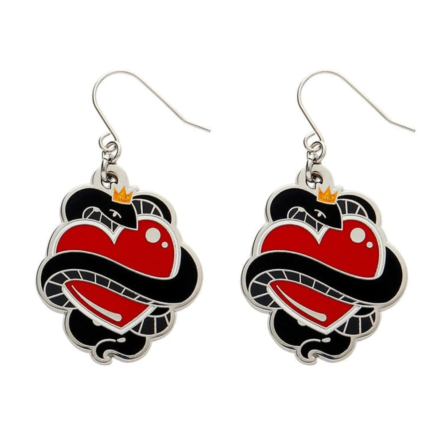 King Of Cobras Enamel Drop Earrings^Erstwilder
