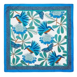Kyrie Kingfisher Square Scarf^Erstwilder Online