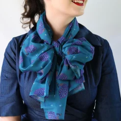 Le Peacock Royal Large Neck Scarf^Erstwilder Outlet