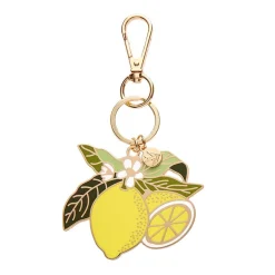 Lemon Drop Enamel Key Ring^Erstwilder New