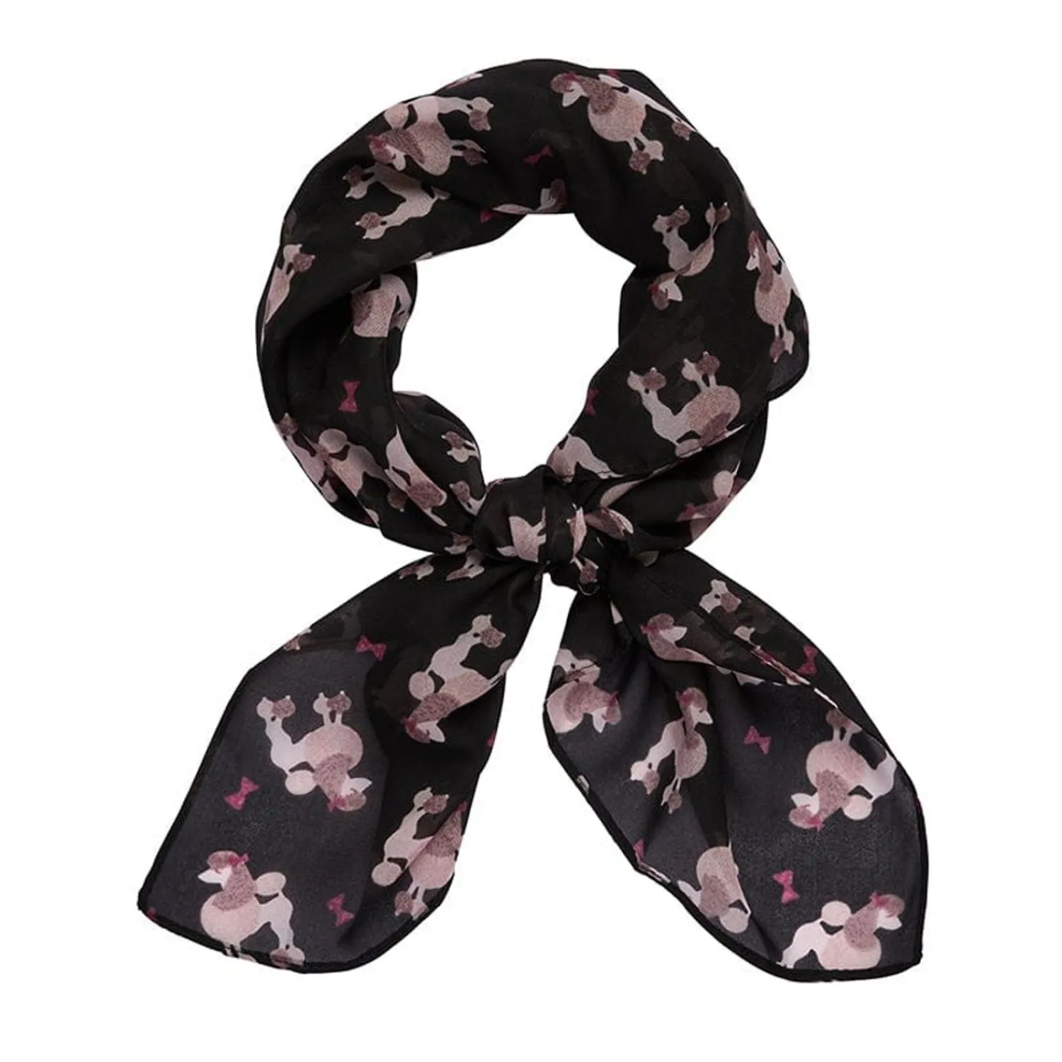 Madame Caniche Head Scarf - Black^Erstwilder Sale