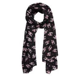 Madame Caniche Large Neck Scarf - Black^Erstwilder Clearance