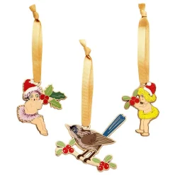 May Gibbs Christmas Tree Ornament Pack - 3 Piece^Erstwilder Online