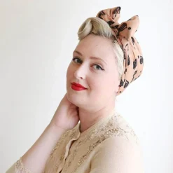 Meow At Midnight Head Scarf^Erstwilder New