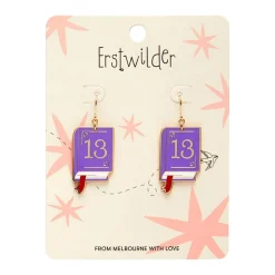 Next Chapter Enamel Drop Earrings^Erstwilder Online