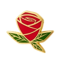 Painted Rose Enamel Pin^Erstwilder Clearance