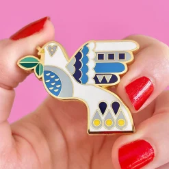Peace & Love Enamel Pin^Erstwilder Sale