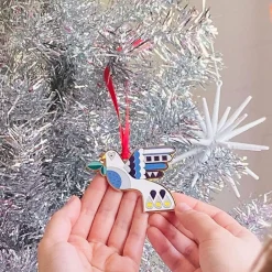 Peace & Love Enamel Tree Ornament^Erstwilder Best