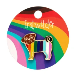 Pebbles The Progressive Pug Enamel Pin^Erstwilder