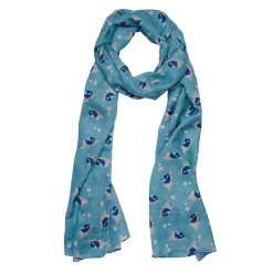 Phoebe The Fairy Wren Neck Large Scarf^Erstwilder Discount