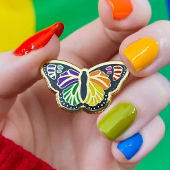 Prince Of Pride Butterfly Enamel Pin^Erstwilder Clearance