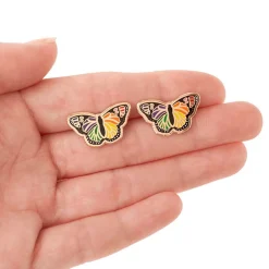 Prince Of Pride Butterfly Enamel Earrings^Erstwilder Best