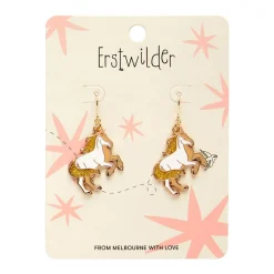 Princely Steed Enamel Drop Earrings^Erstwilder Discount