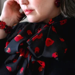 Remembrance Poppy Large Neck Scarf^Erstwilder Online