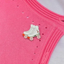 Rollicking Rollerskates Enamel Pin^Erstwilder New