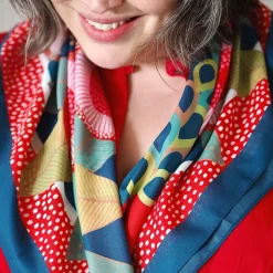 Rosie Rosella Square Scarf^Erstwilder New