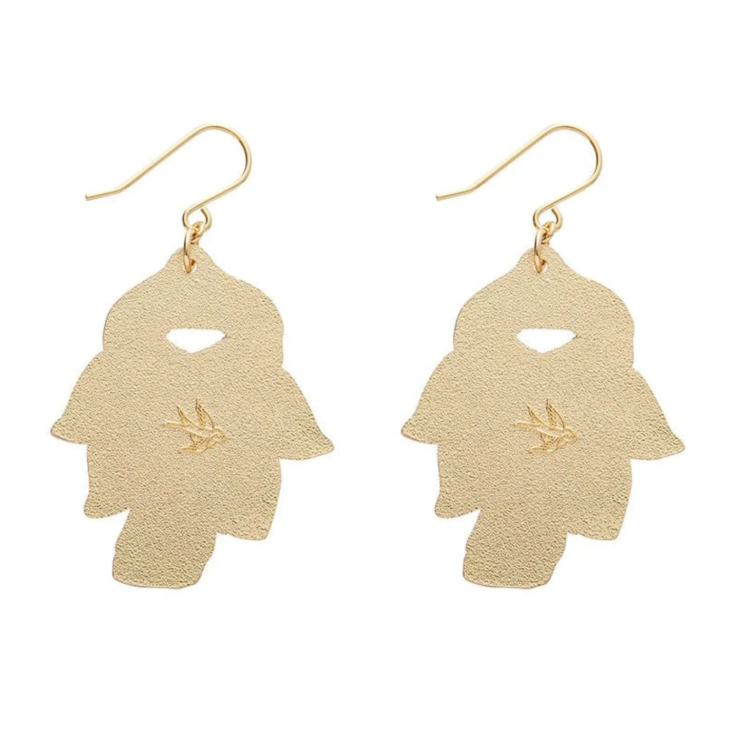 Scarf Souvenir Enamel Drop Earrings^Erstwilder