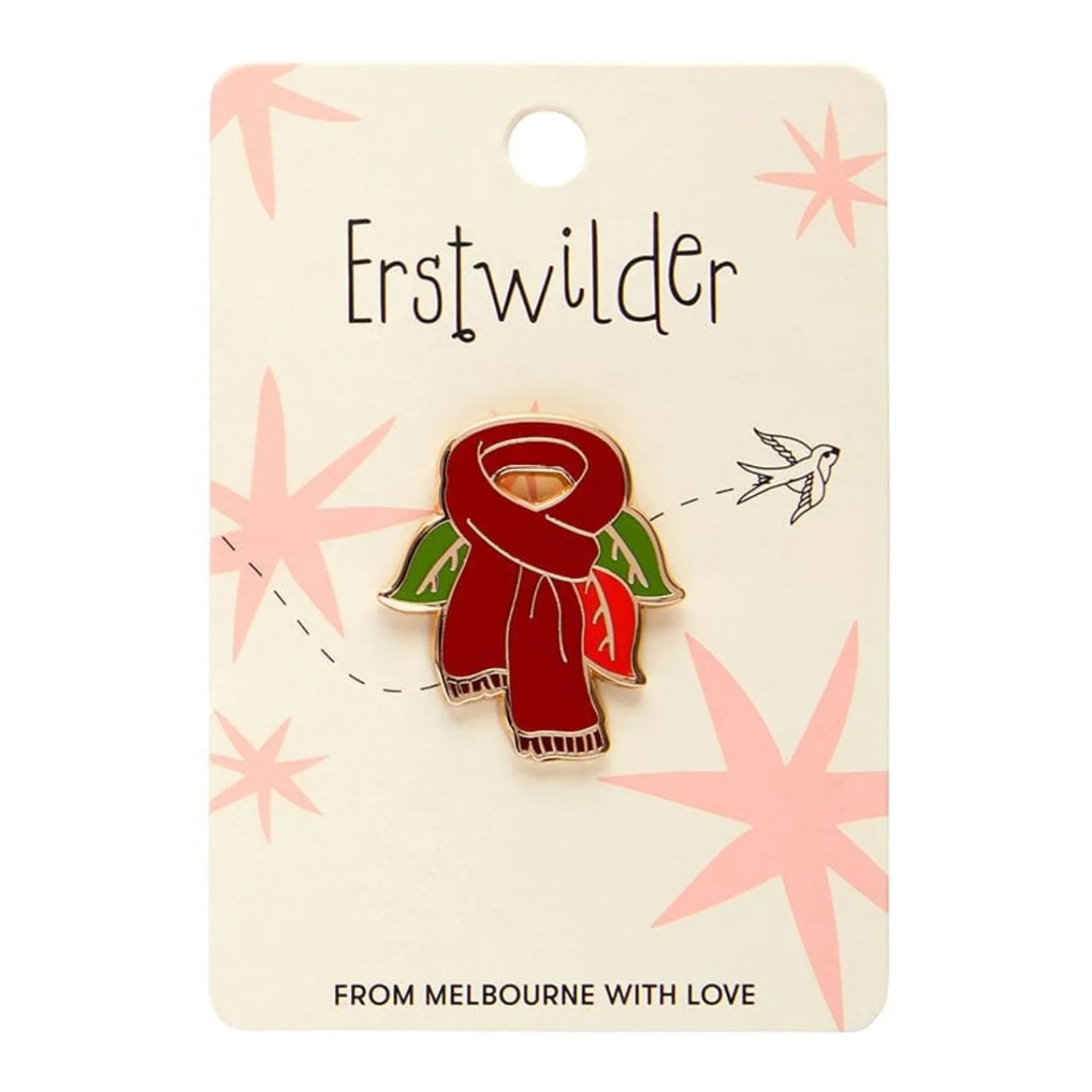 Scarf Souvenir Enamel Pin^Erstwilder Clearance