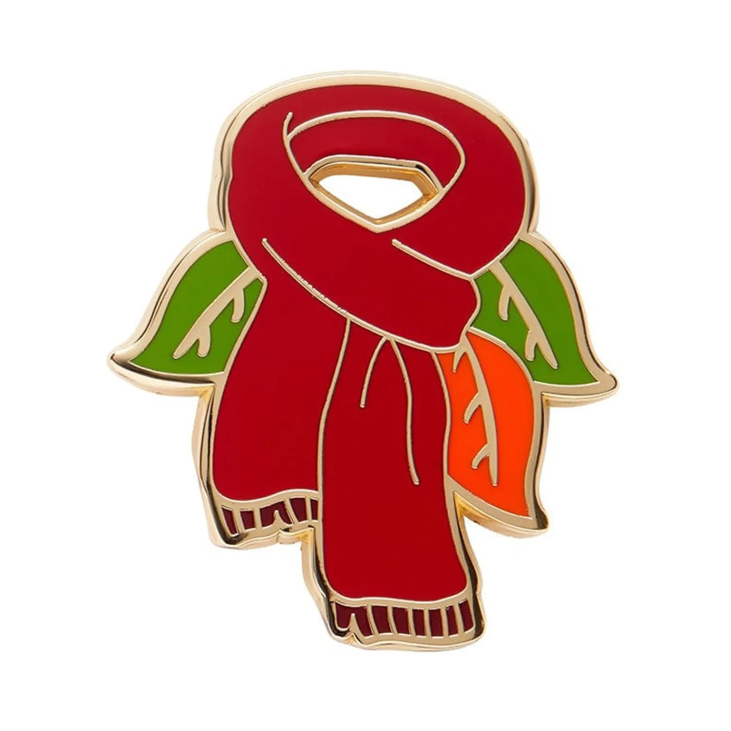 Scarf Souvenir Enamel Pin^Erstwilder Clearance