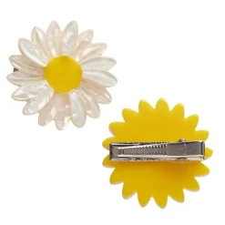 She Loves Me Daisy Hair Clips Set - 2 Piece^Erstwilder Hot