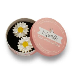 She Loves Me Daisy Hair Clips Set - 2 Piece^Erstwilder Hot