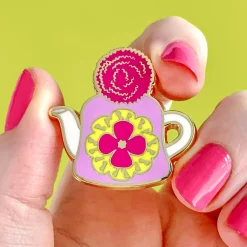 Short, Stout And Cosy Enamel Pin^Erstwilder