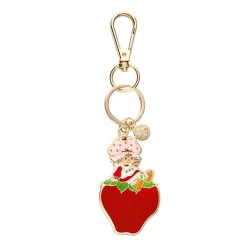 Sitting On A Strawberry Enamel Key Ring^Erstwilder Best