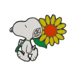 Snoopy'S Sunflower Enamel Pin^Erstwilder Discount