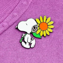 Snoopy'S Sunflower Enamel Pin^Erstwilder Discount