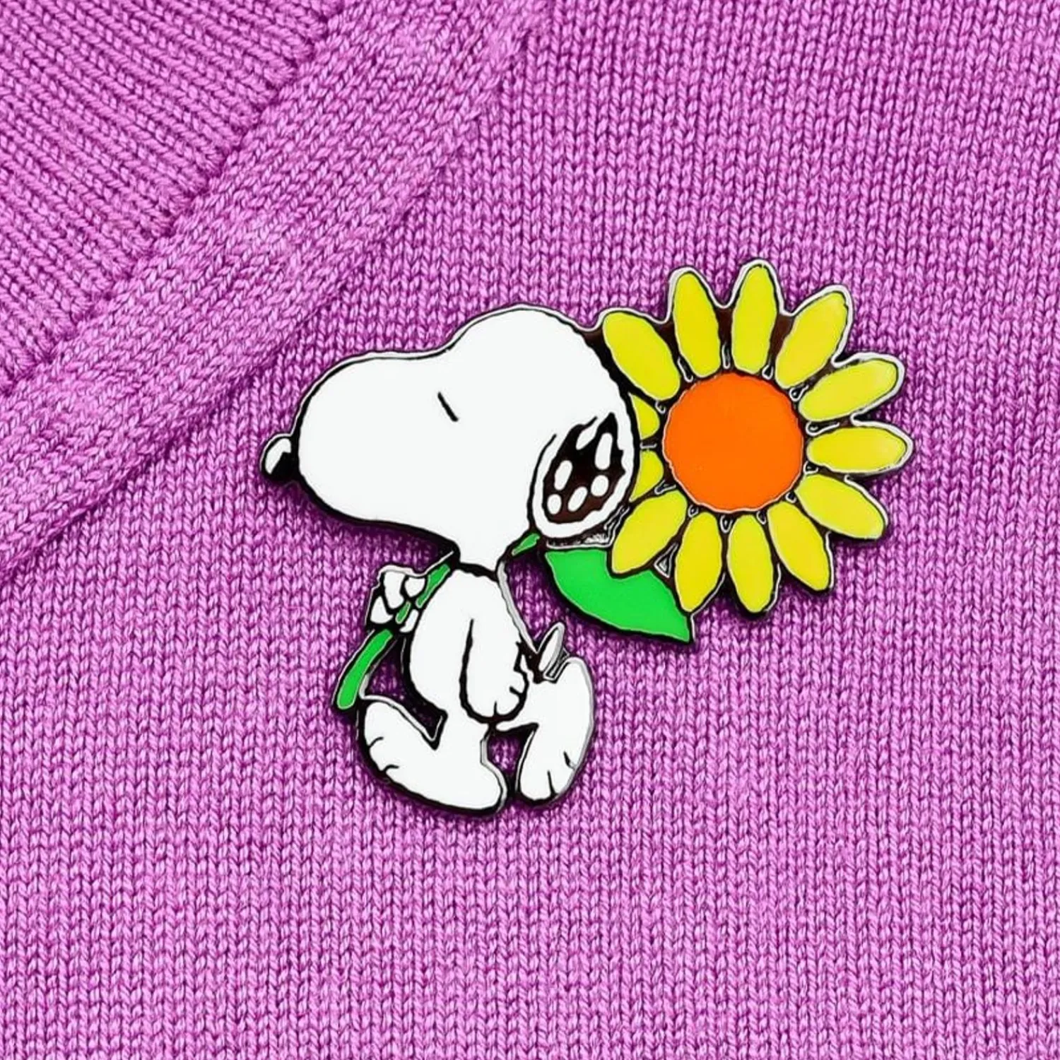 Snoopy'S Sunflower Enamel Pin^Erstwilder Discount