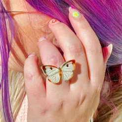 Social Butterfly Statement Ring^Erstwilder Best