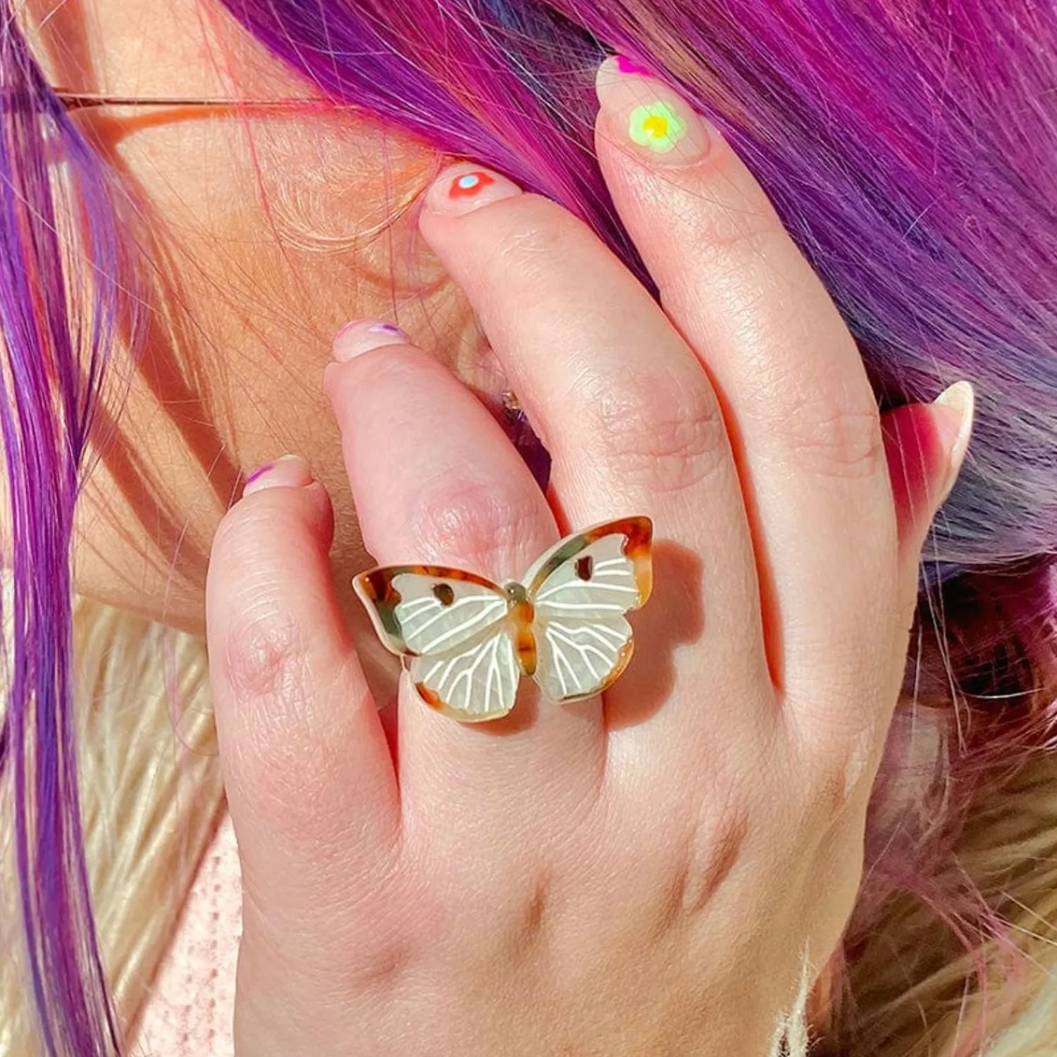 Social Butterfly Statement Ring^Erstwilder Best