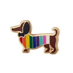 Spiffy The Supportive Dog Enamel Pin^Erstwilder Sale