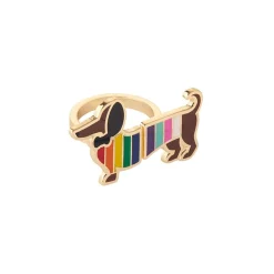 Spiffy The Supportive Dog Enamel Ring^Erstwilder Best