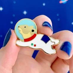 Stout-Hearted Spaceham Enamel Pin^Erstwilder