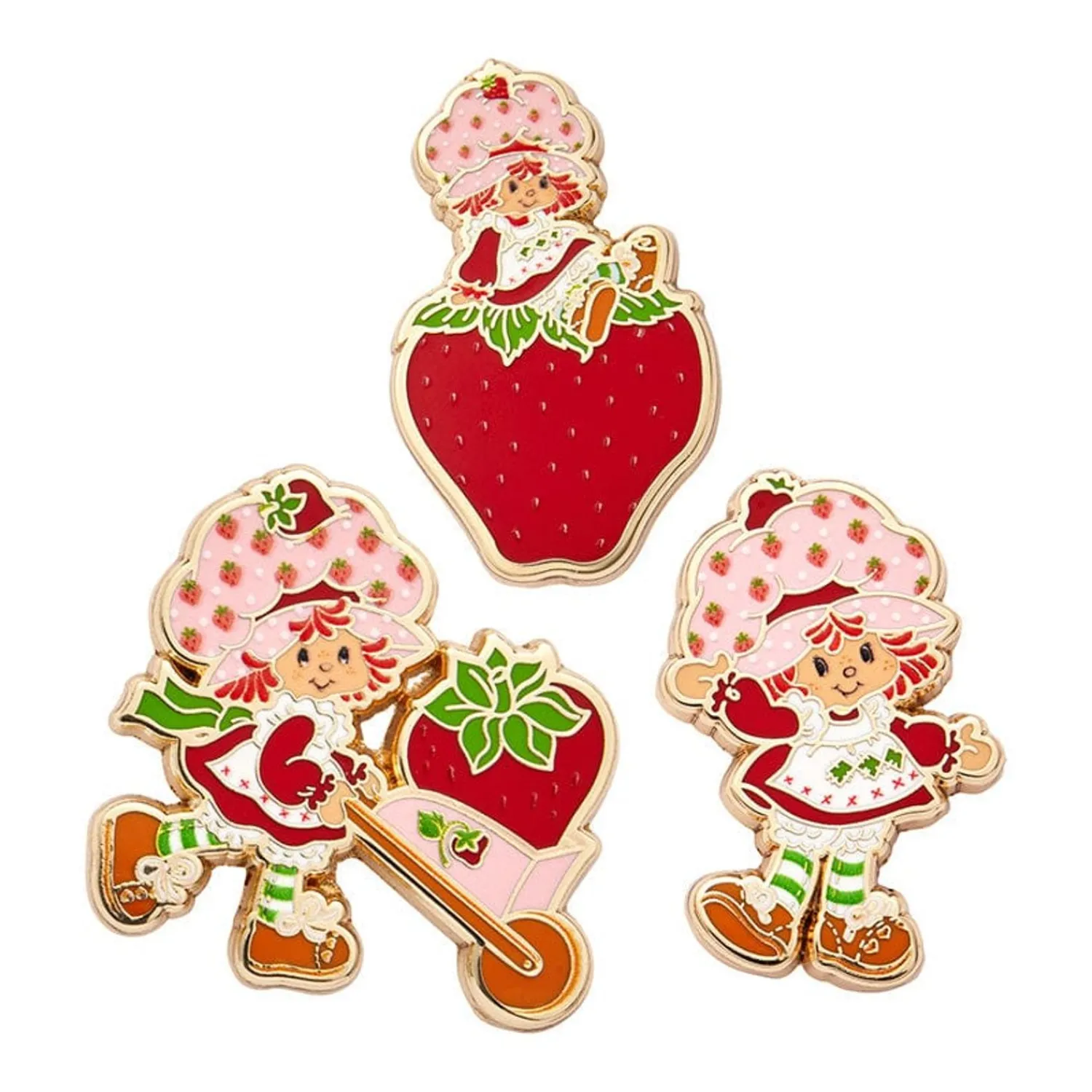 Strawberry Shortcake Enamel Pin Pack - 3 Piece^Erstwilder Discount