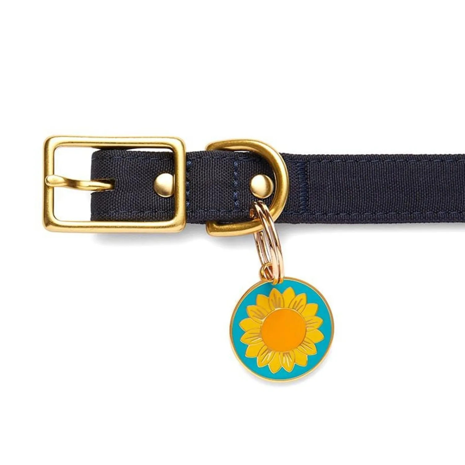 Sumptuous Sunflower Enamel Pet Charm^Erstwilder Outlet