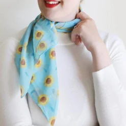 Sumptuous Sunflower Head Scarf^Erstwilder New