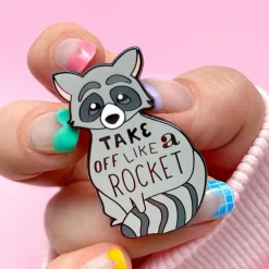 Take Off Like A Rocket Enamel Pin^Erstwilder Hot