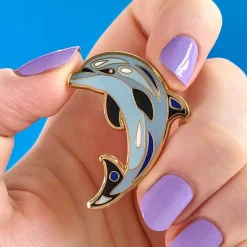 The Boastful Bottlenose Dolphin Enamel Pin^Erstwilder Outlet