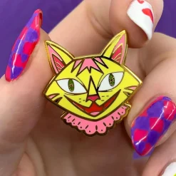 The Cheshire Cat Enamel Pin^Erstwilder Hot