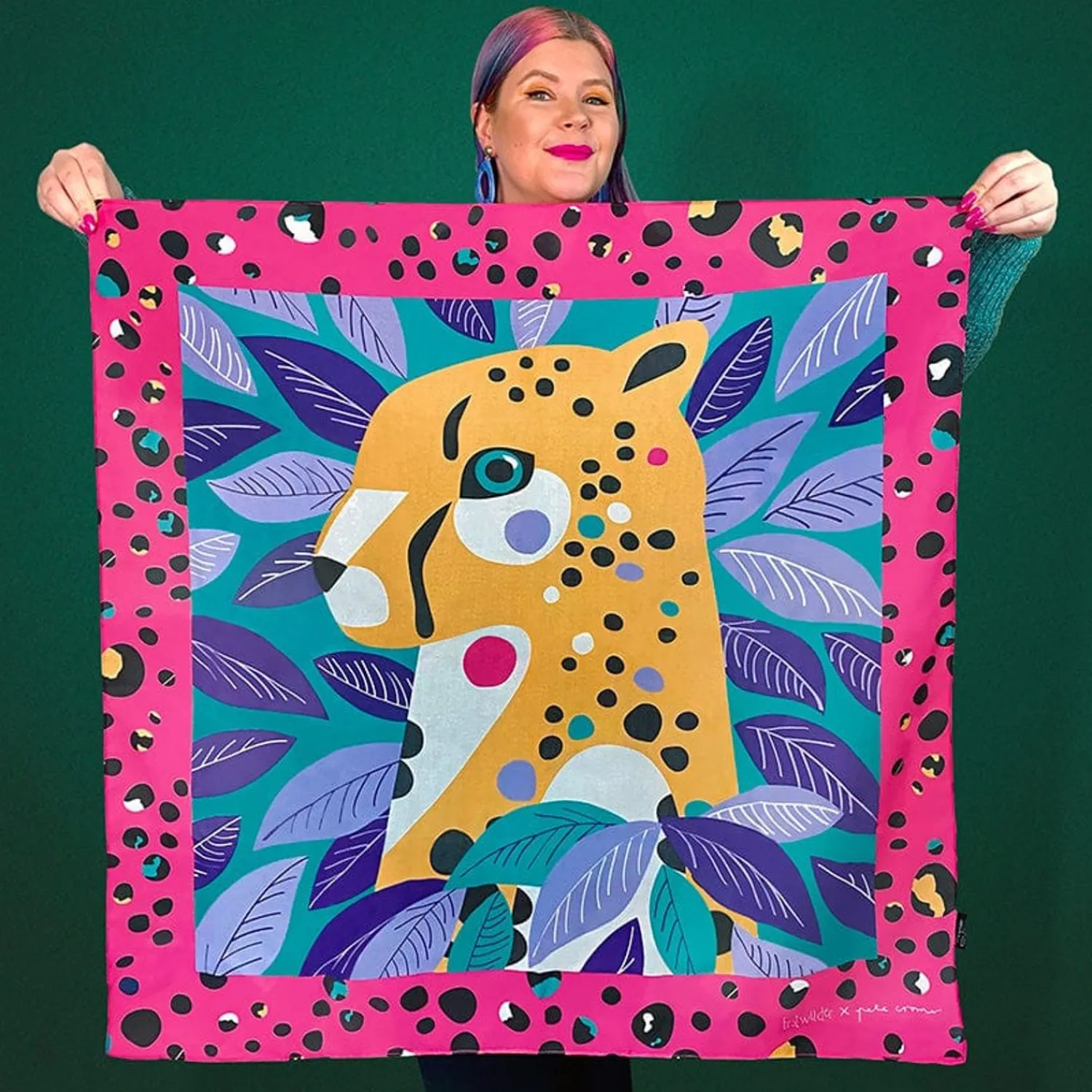 The Choosy Cheetah Square Scarf^Erstwilder Sale